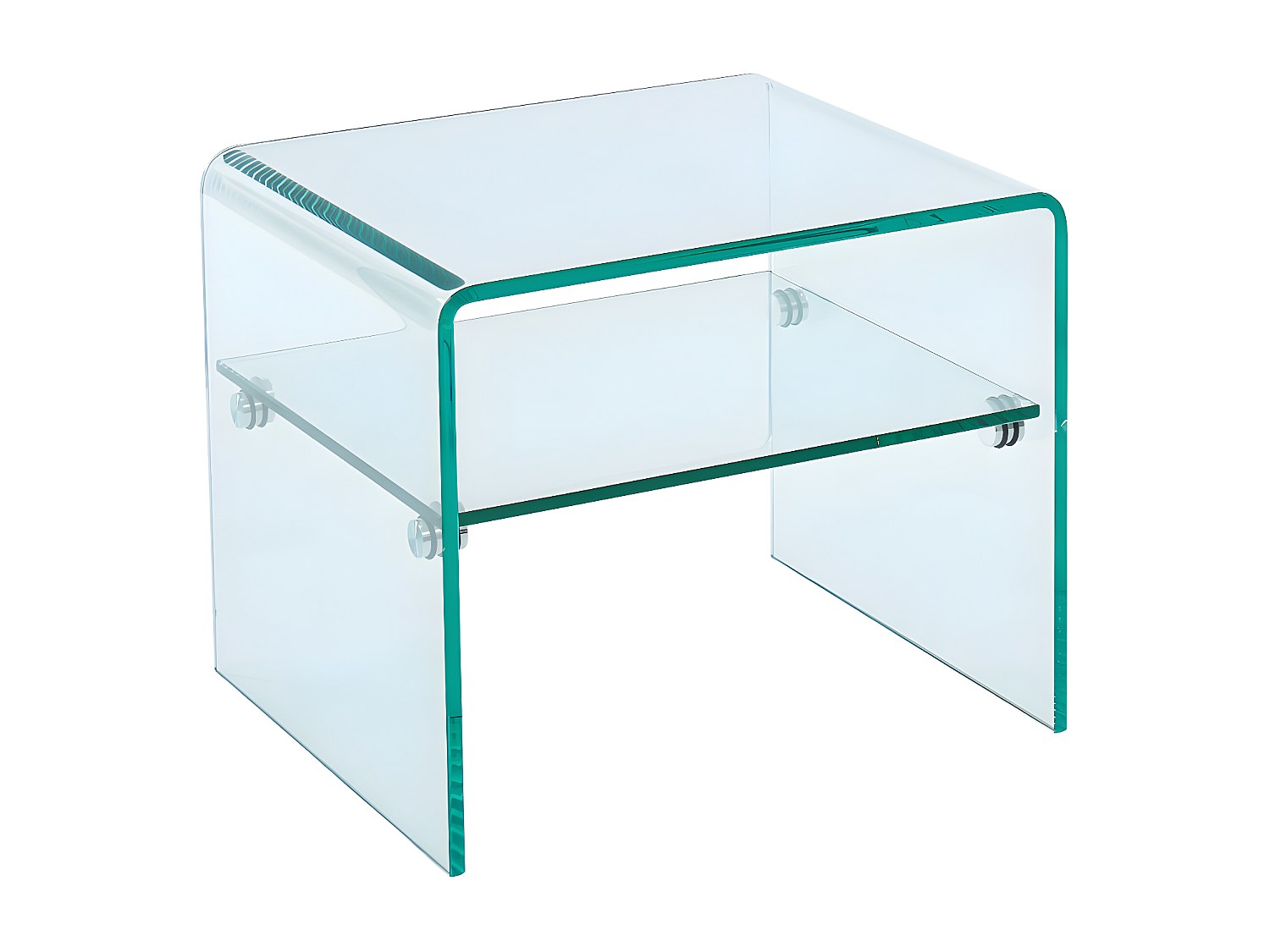 Nachttisch mit 1 Ablage - Glas - STILEOS günstig online kaufen