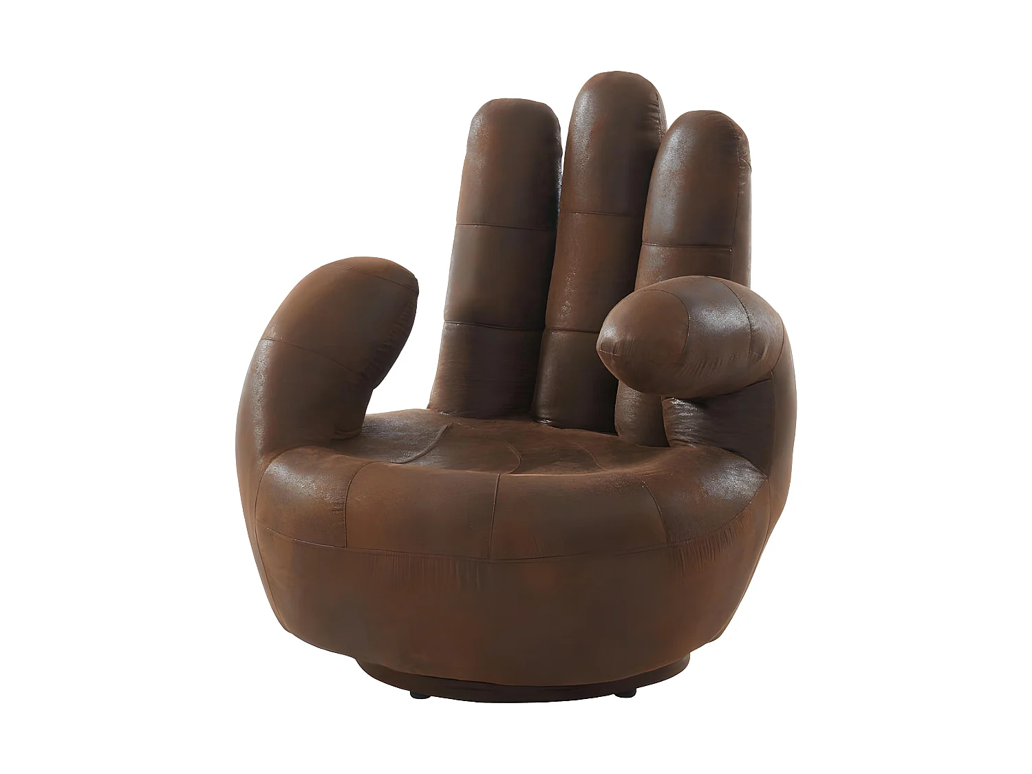 Fingersessel drehbar - Microfaser - Vintage Look - CATCHY