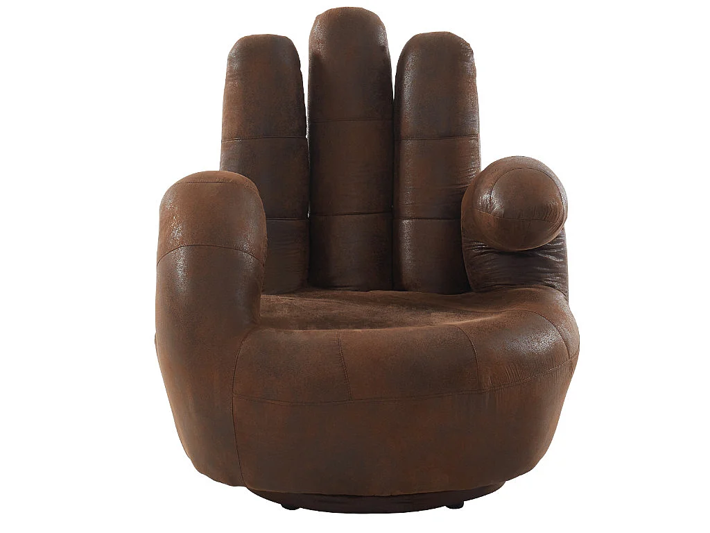 Fingersessel drehbar - Microfaser - Vintage Look - CATCHY