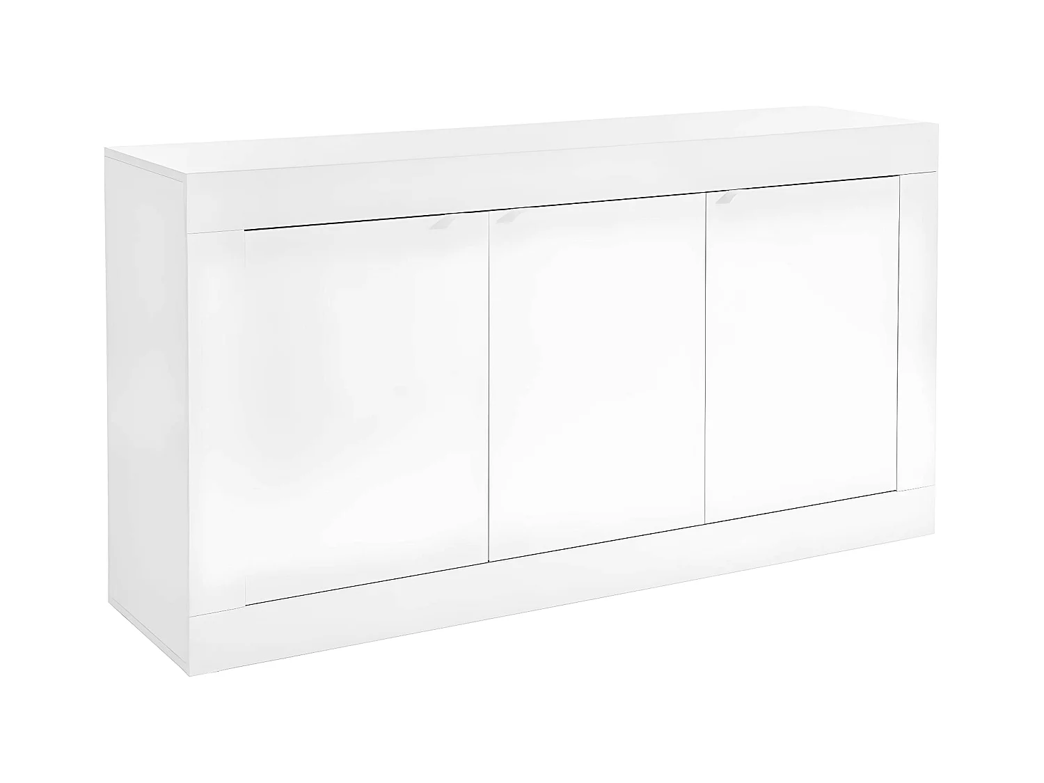 Aparador COMETE - 3 puertas - Blanco lacado