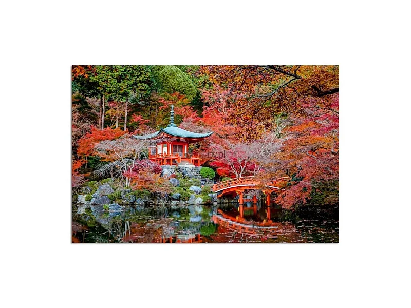 Tableau jardin à la japonaise - 70 x 100 cm