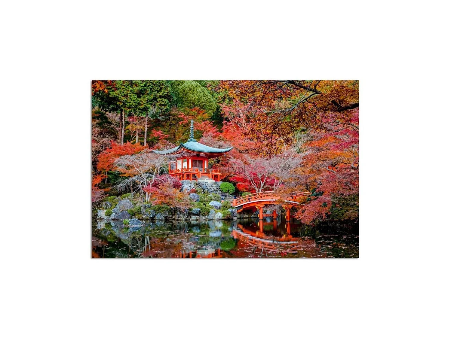 Tableau jardin à la japonaise - 70 x 100 cm