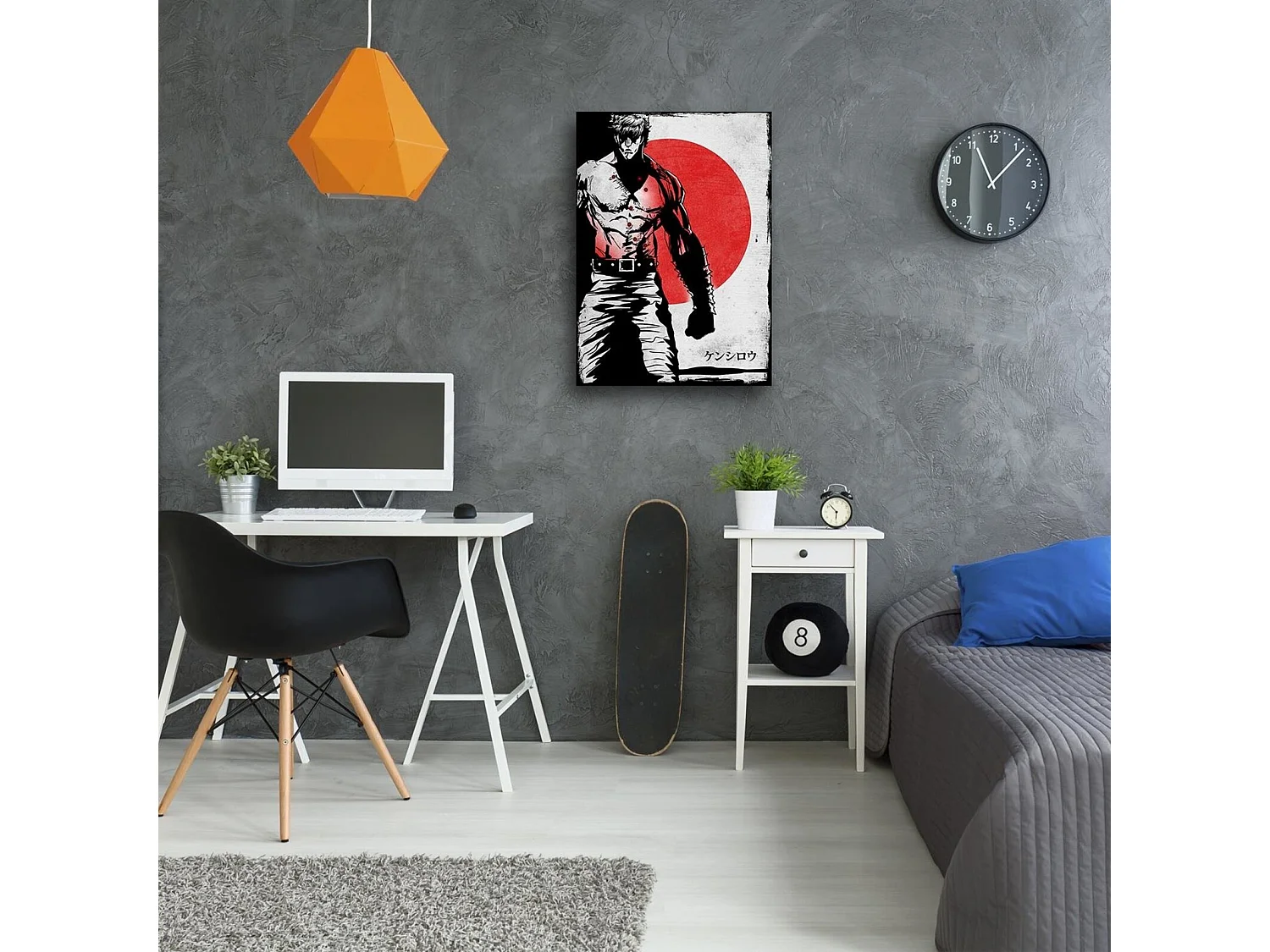Tableau Hokuto no Ken Ken le Survivant - 40 x 60 cm