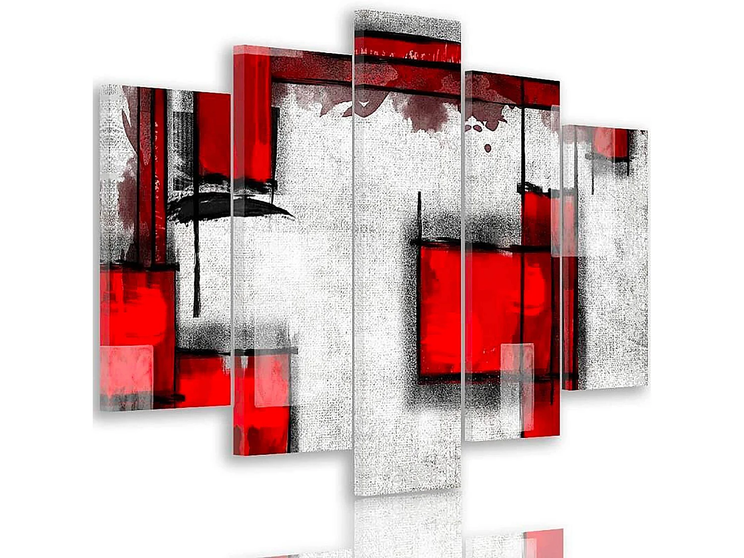 Tableau abstraction géométrique 5 - 250 x 120 cm