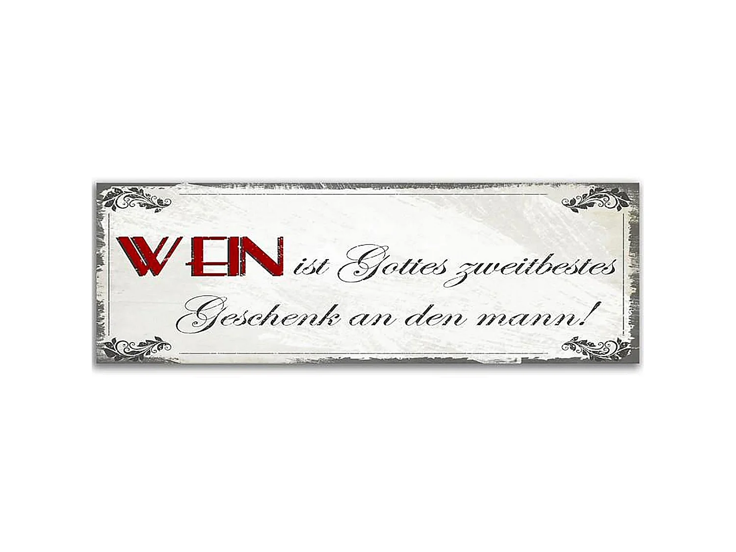 Tableau vin panorama de dieu deuxième meilleur - 100 x 50 cm