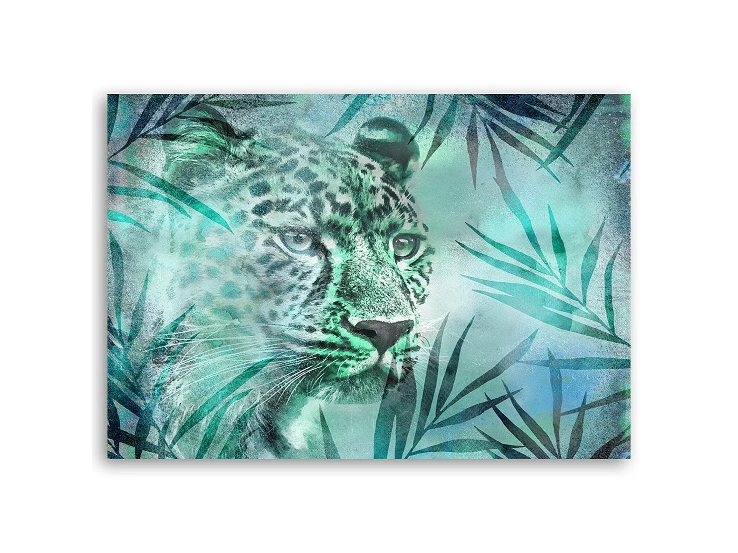 Tableau léopard, abstraction - 100 x 70 cm