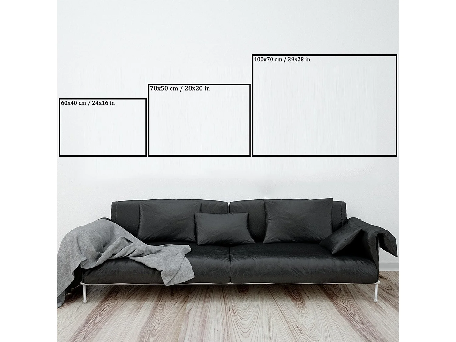 Tableau léopard, abstraction - 100 x 70 cm