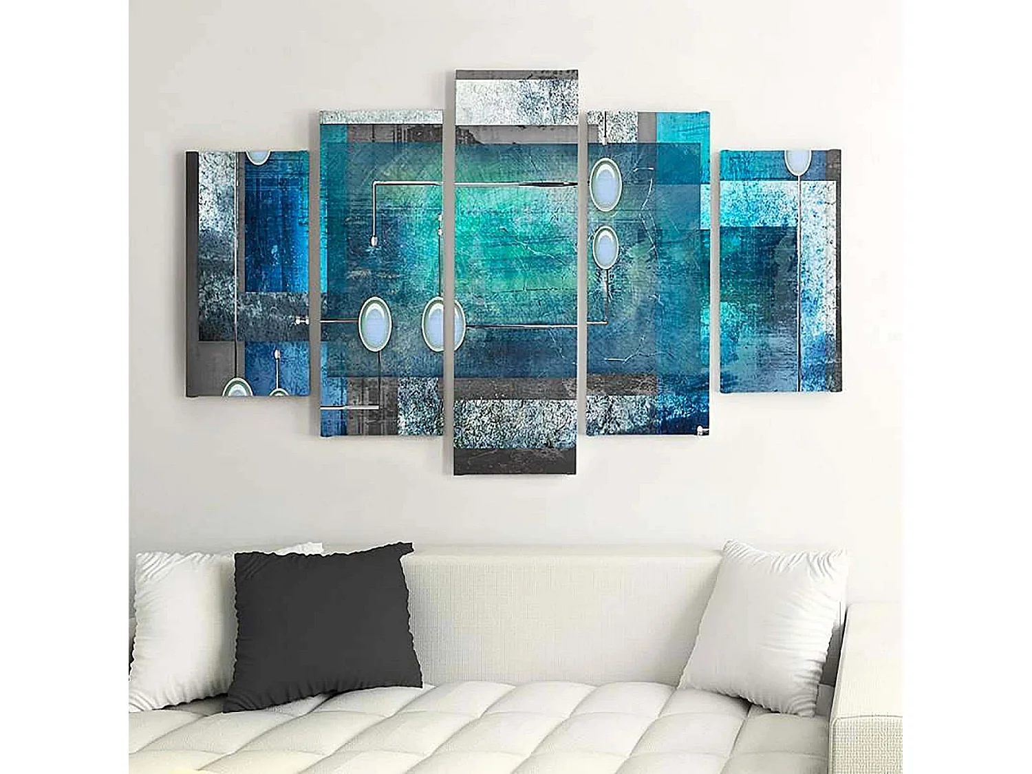 Tableau intérieur abstrait - 200 x 100 cm