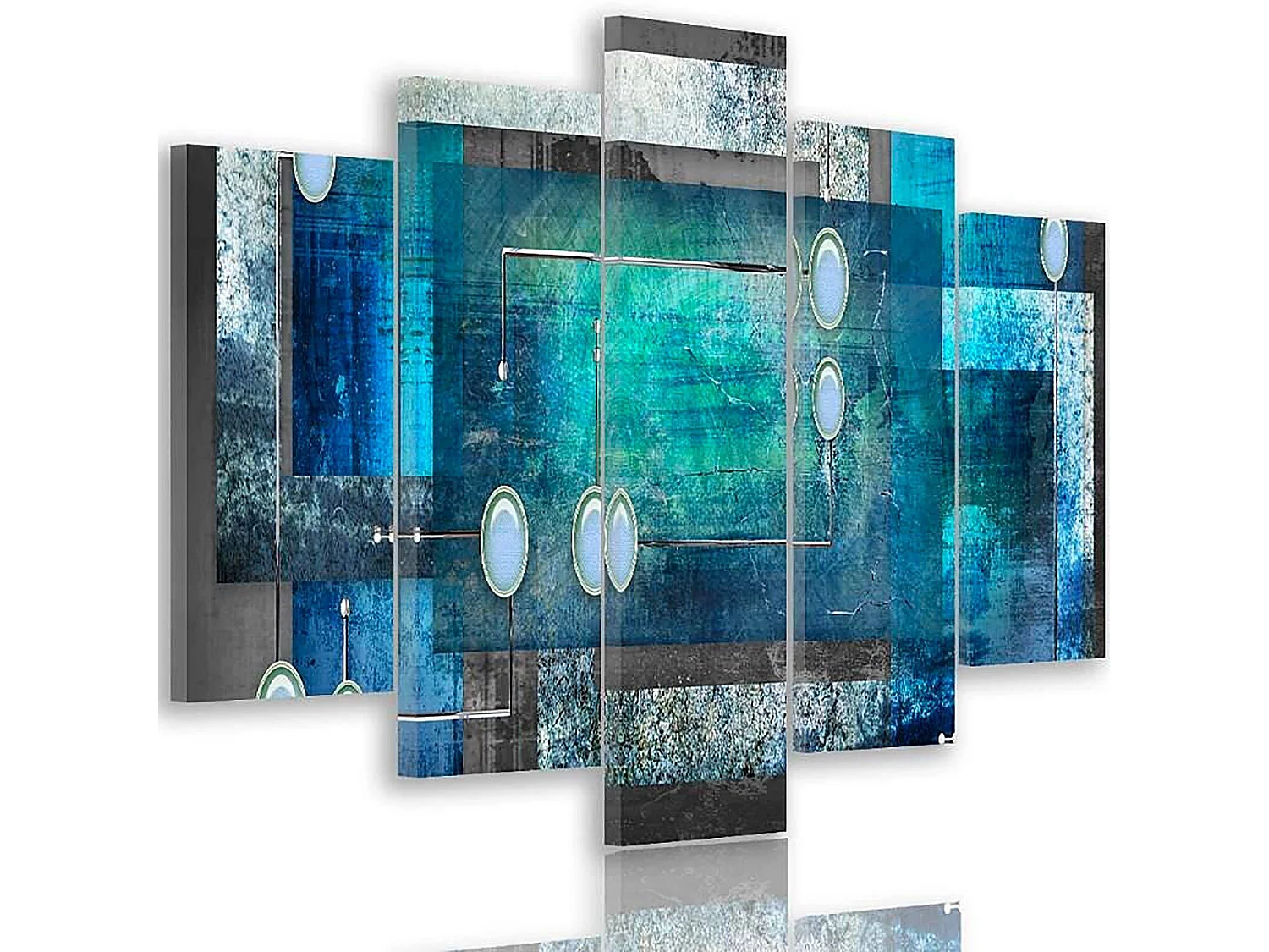 Tableau intérieur abstrait - 200 x 100 cm