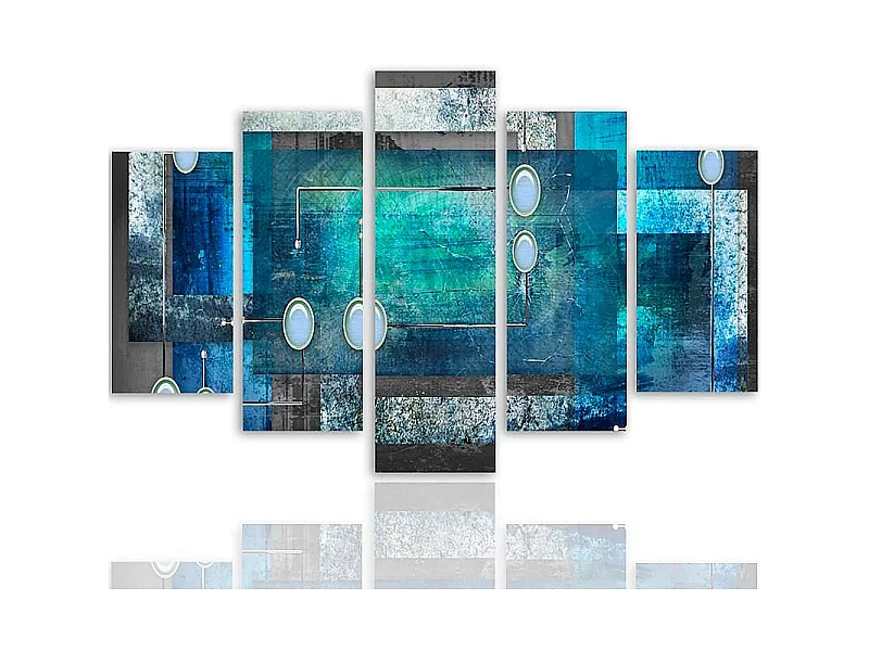 Tableau intérieur abstrait - 200 x 100 cm