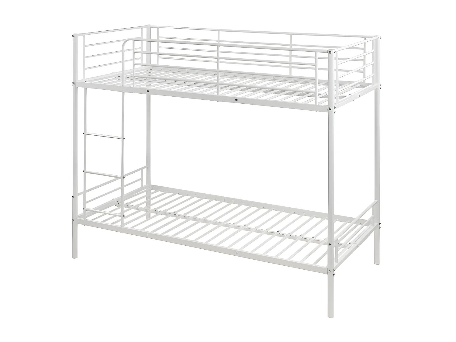 Letto a castello 2 x 90 x 190 cm Bianco + Materasso - DUOTIS II