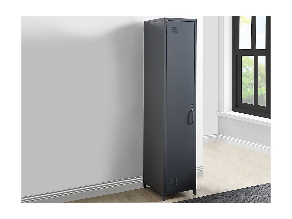 Kleiderschrank Spind SOHO - 1 Tür - Anthrazit jetzt günstig und bequem