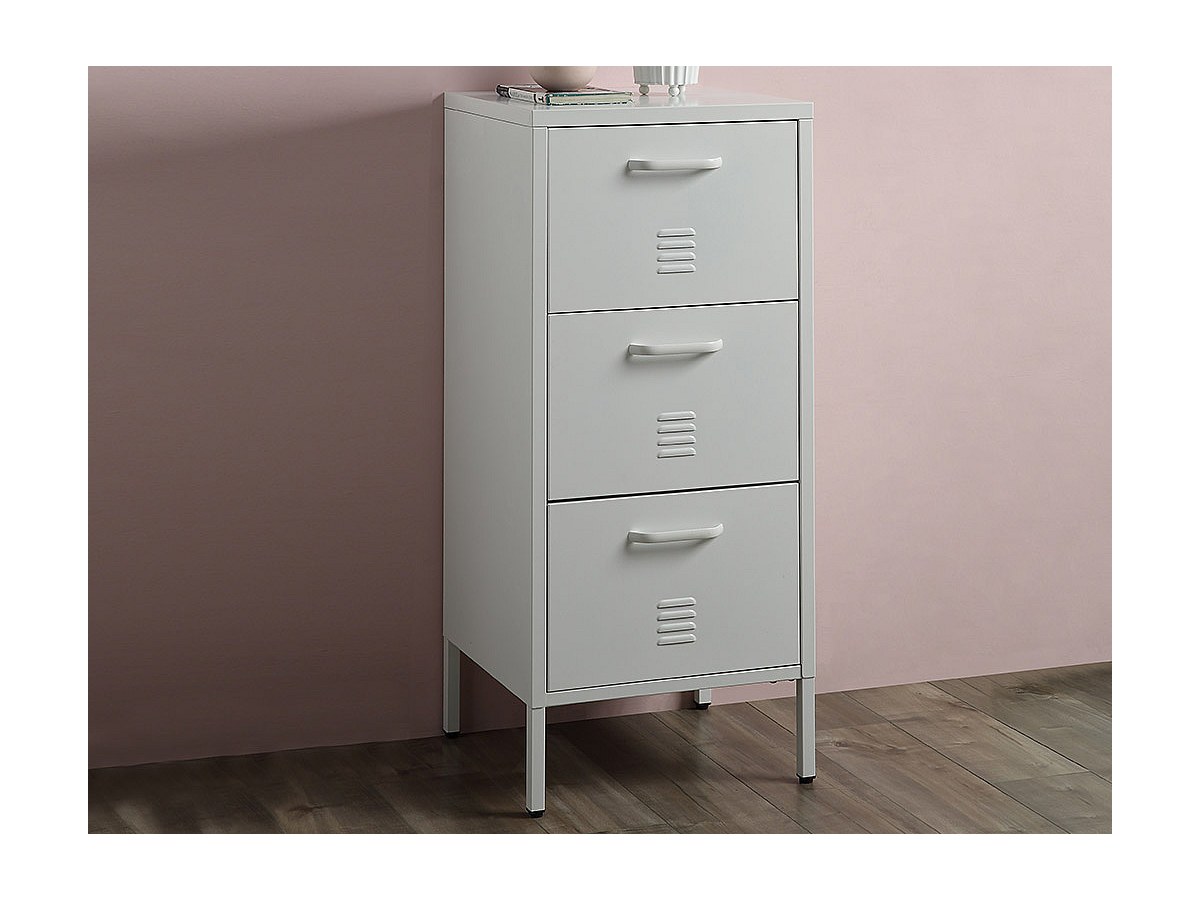 Kommode SOHO - 3 Schubladen - Weiß jetzt günstig und bequem online kaufen