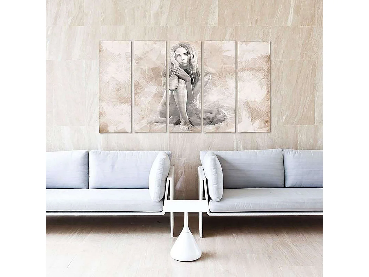 Tableau tapez acte c - 200 x 100 cm