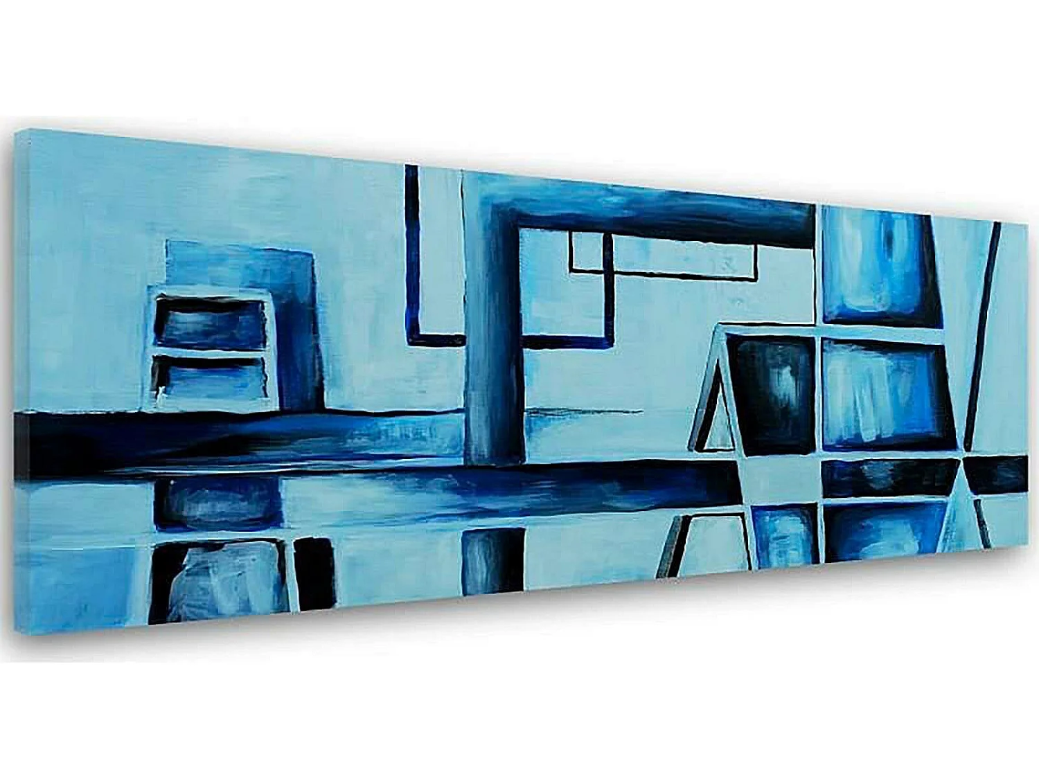 Tableau panorama d'image sur toile abstraction toile 57 - 150 x 60 cm