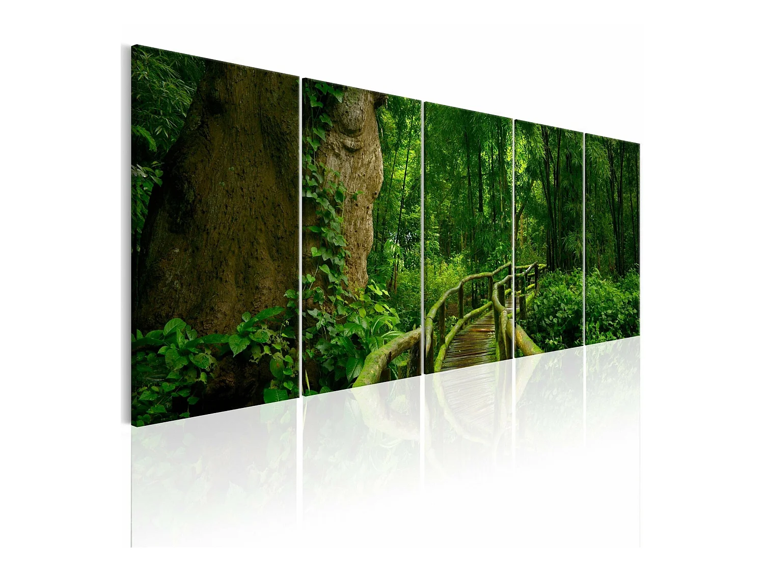 Tableau voyager dans l'inconnu - 225 x 90 cm