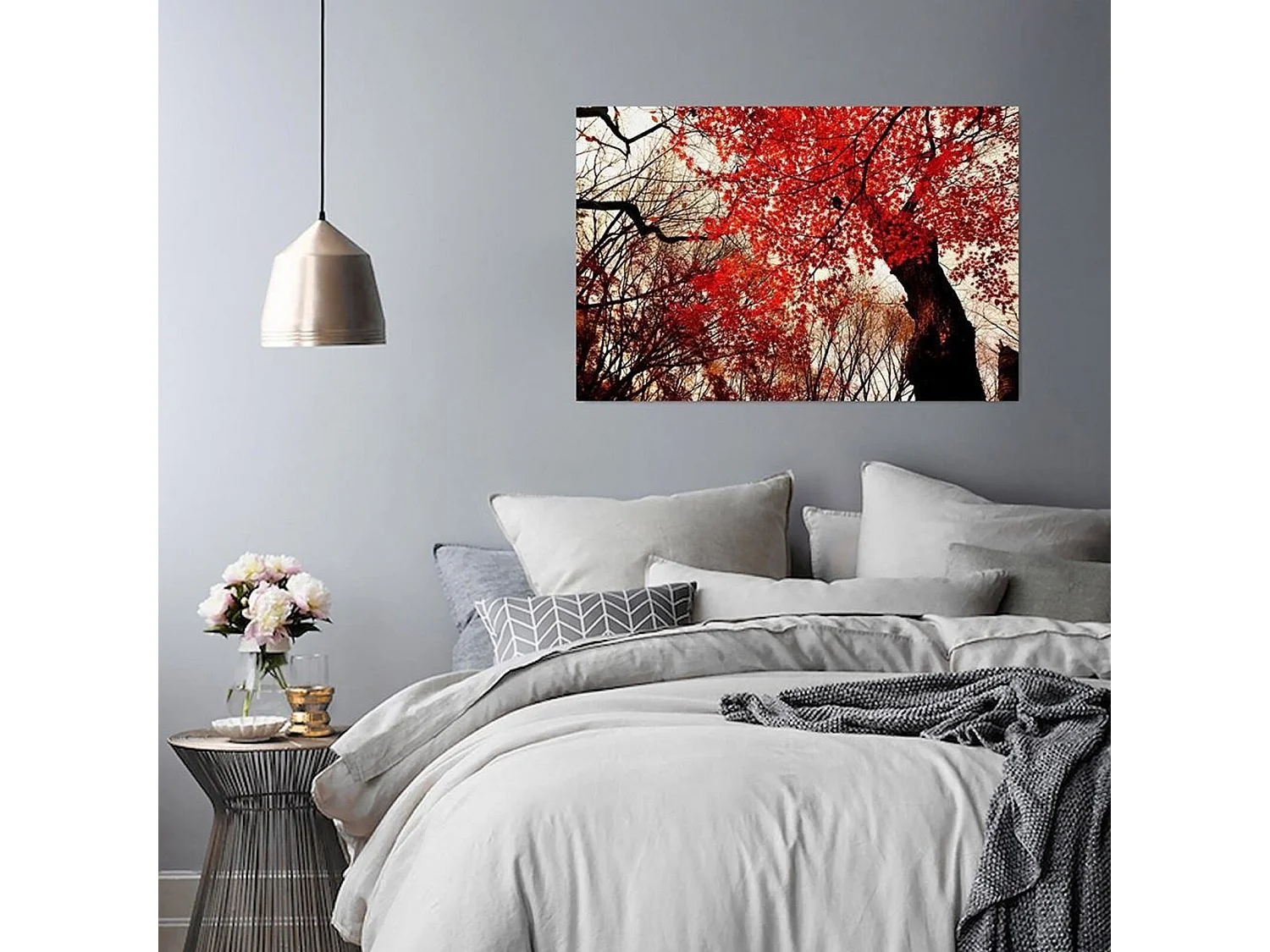 Tableau les femmes font face - 90 x 90 cm