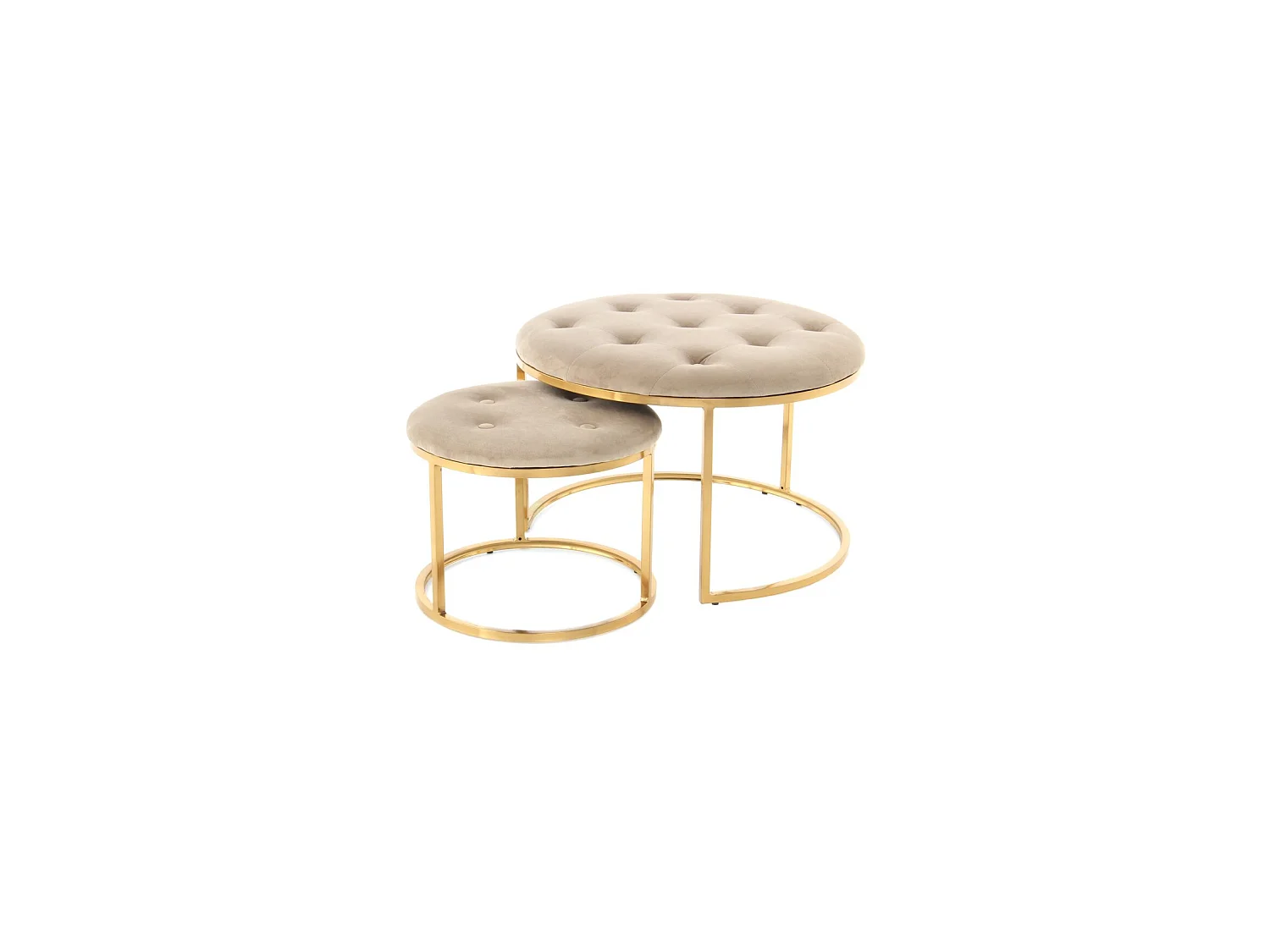 Tabourets gigognes becky 825 (lot de 2)