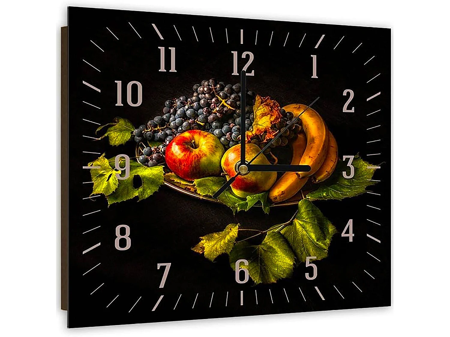 Horloge Murale Décorative Nature Morte Élégante - 30 x 30 cm