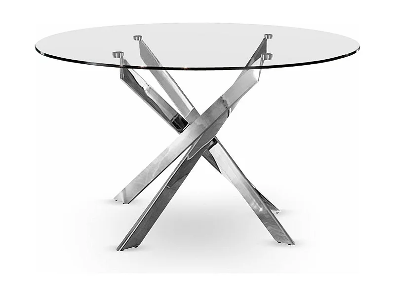 Table de Repas "Spacius" 130cm Argent