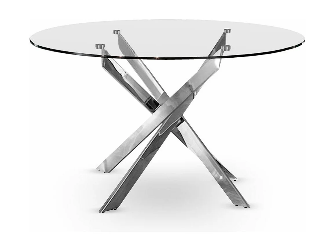 Table de Repas "Spacius" 130cm Argent