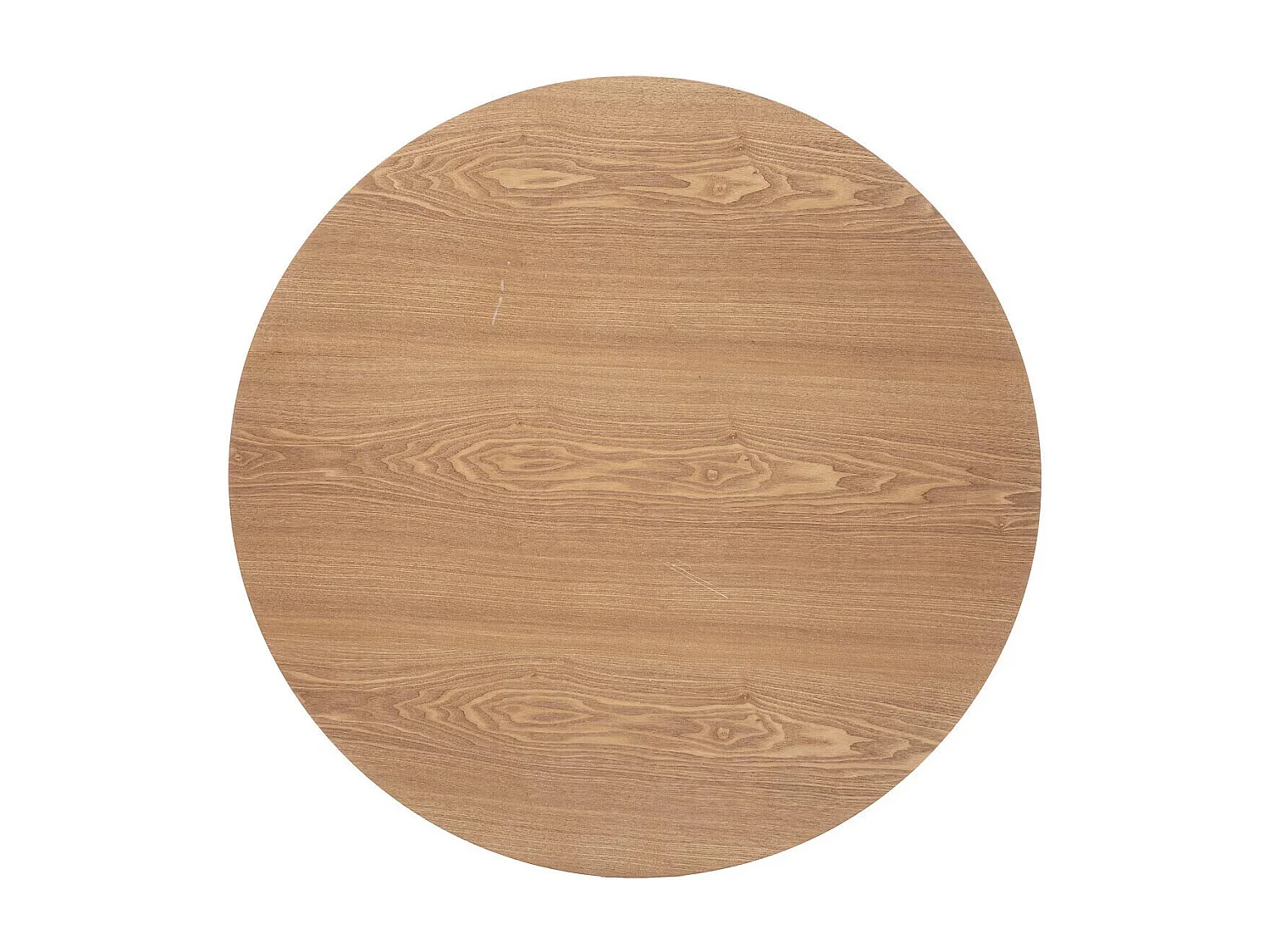 Mesa Comedor Redonda Fija Elias Roble/Negro 102x102 cm