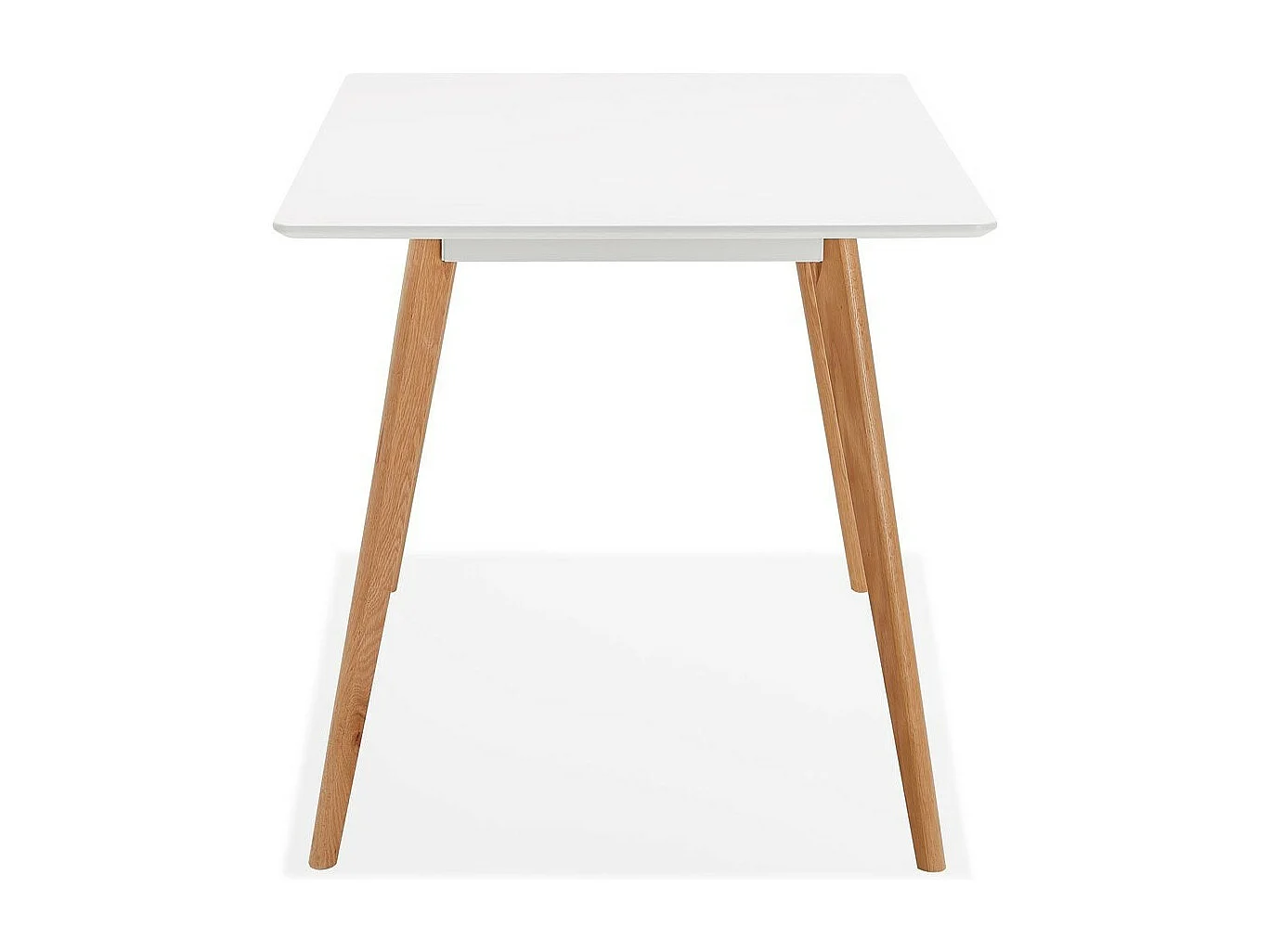Table de Repas Scandinave "Inge" 120cm Blanc