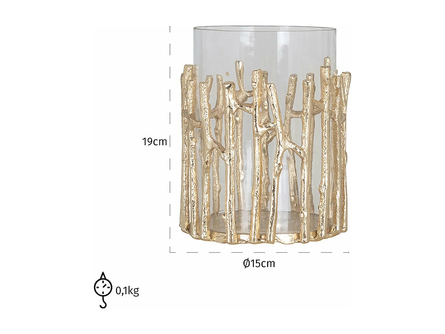 Bougeoir Loretta petit