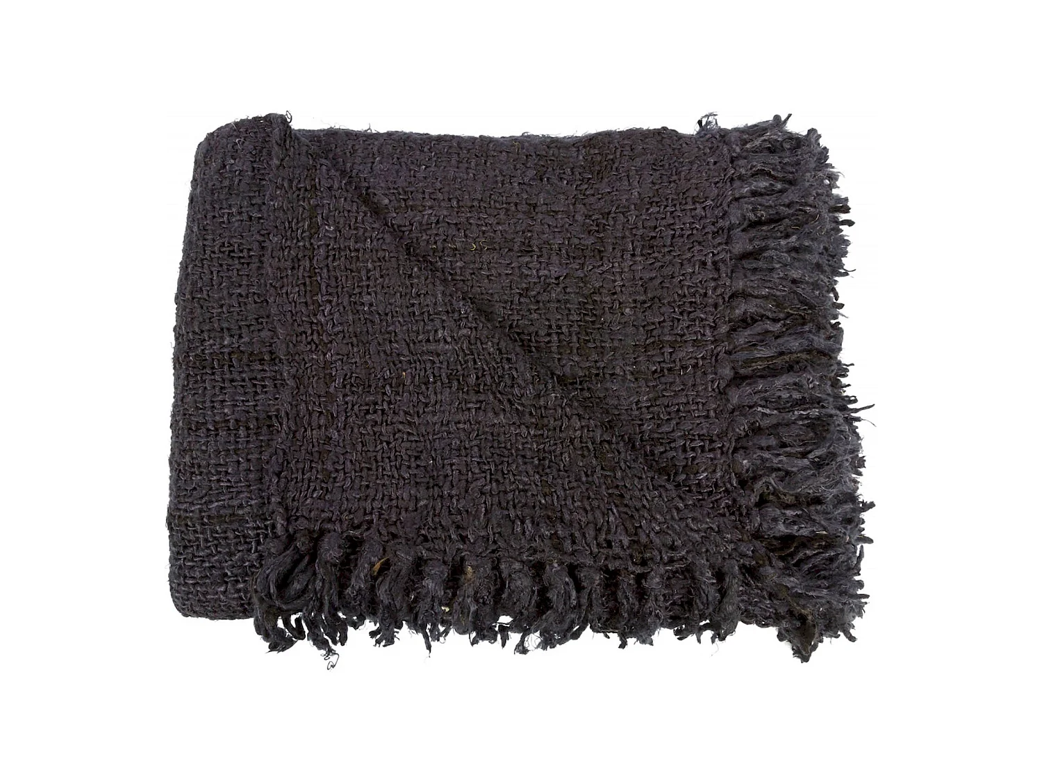 Plaid Coton Tissé Main Bazar Bizar