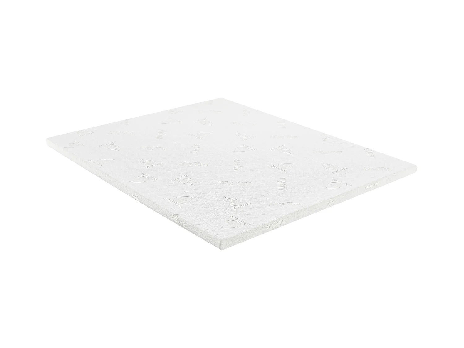 Topper Luxe memory foam 140 x 190 cm - ALOE VERA di NATUREA