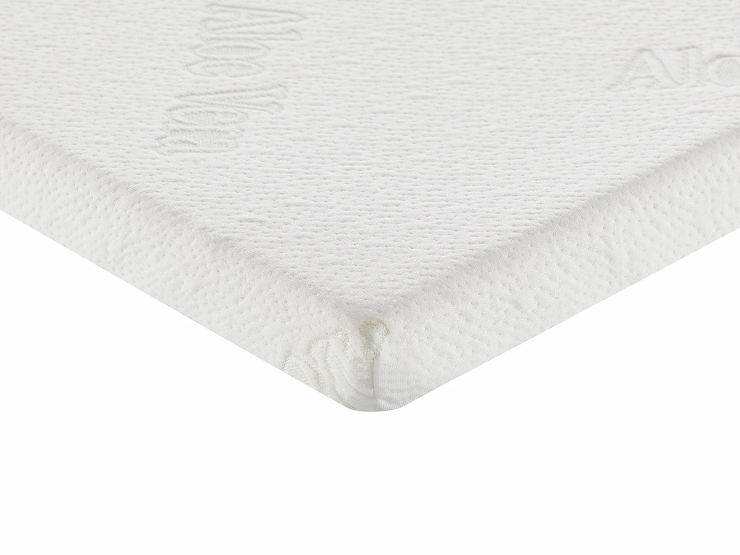 Surmatelas 160 x 200 cm luxe mémoire de forme coutil aloe vera ép.5cm - LACETO de NATUREA