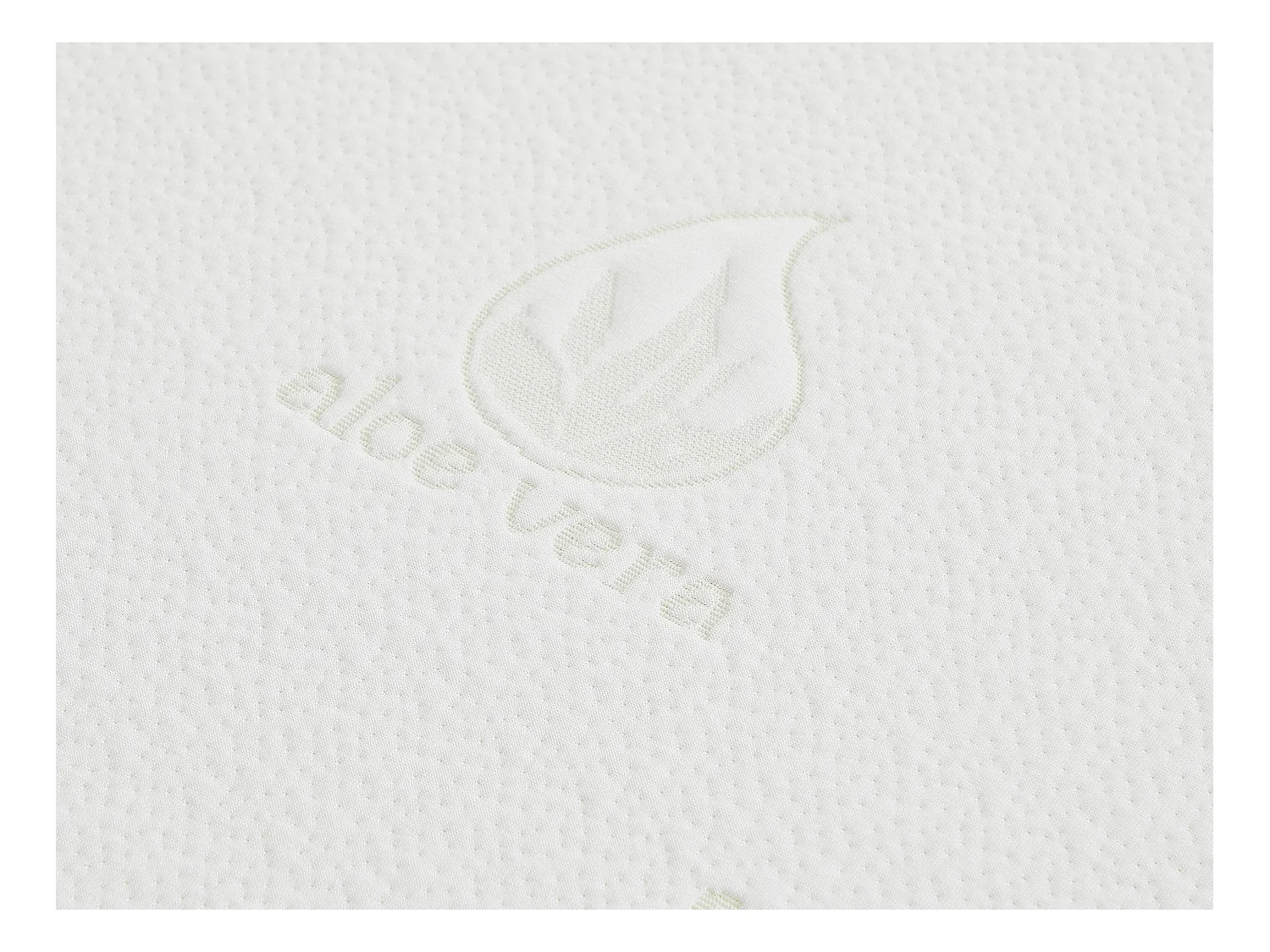 Matratzenauflage Topper - 180 x 200 cm - Memory Schaum - 1 Zone - Stärke 5 cm - Aloe Vera-Bezug - LACETO von NATUREA