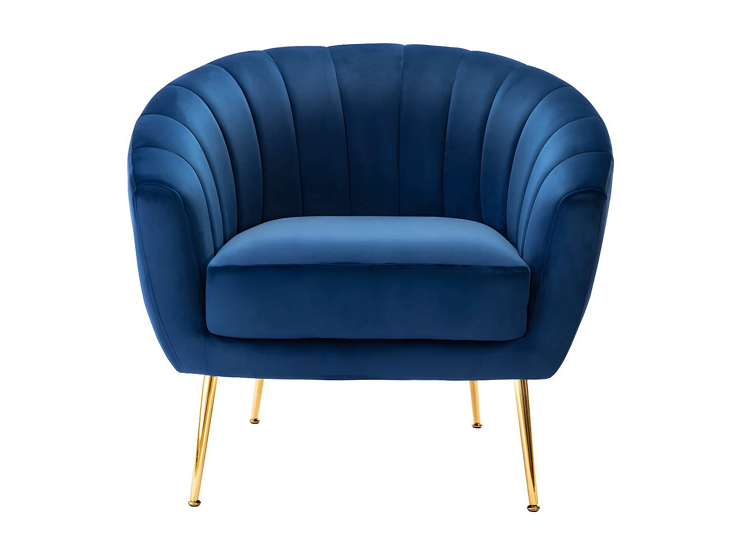 Poltrona cabriolet in Velluto Blu notte - PABLITO