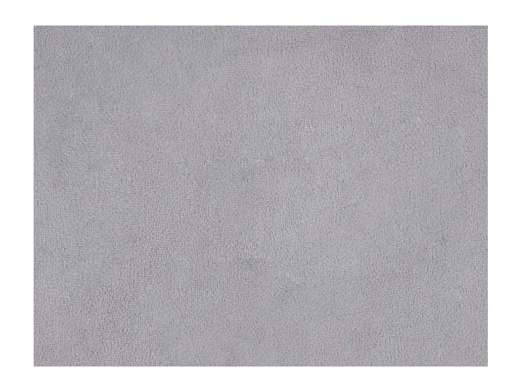 Banc coffre en velours HERVE - Gris clair