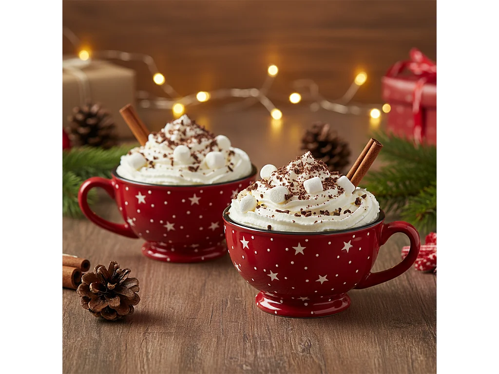 Bols Avec Anses Holly - Rouge