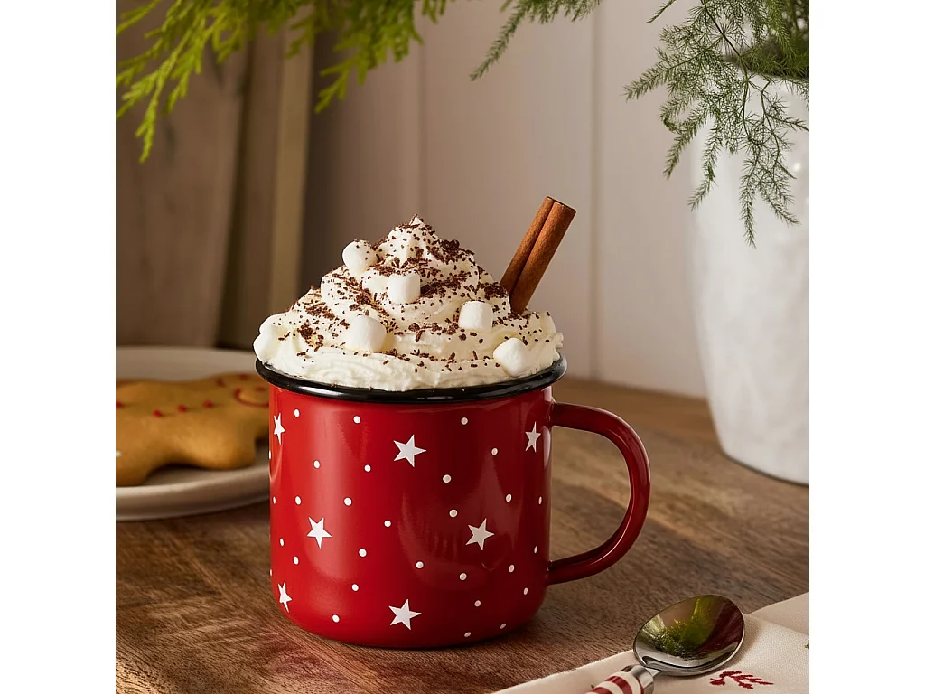 Tasse Holly Noël - Rouge