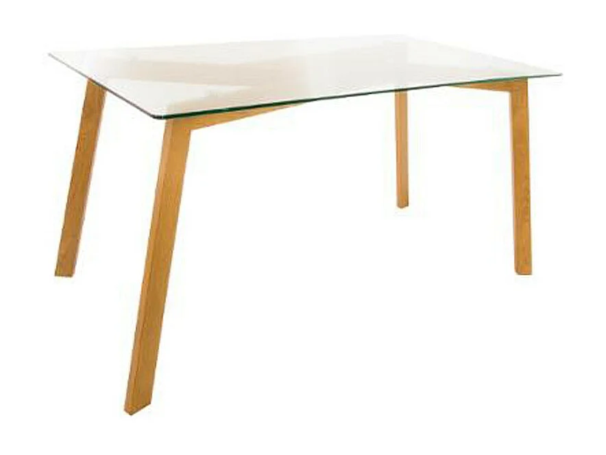 Table de Repas Design "Taho" 150cm Verre