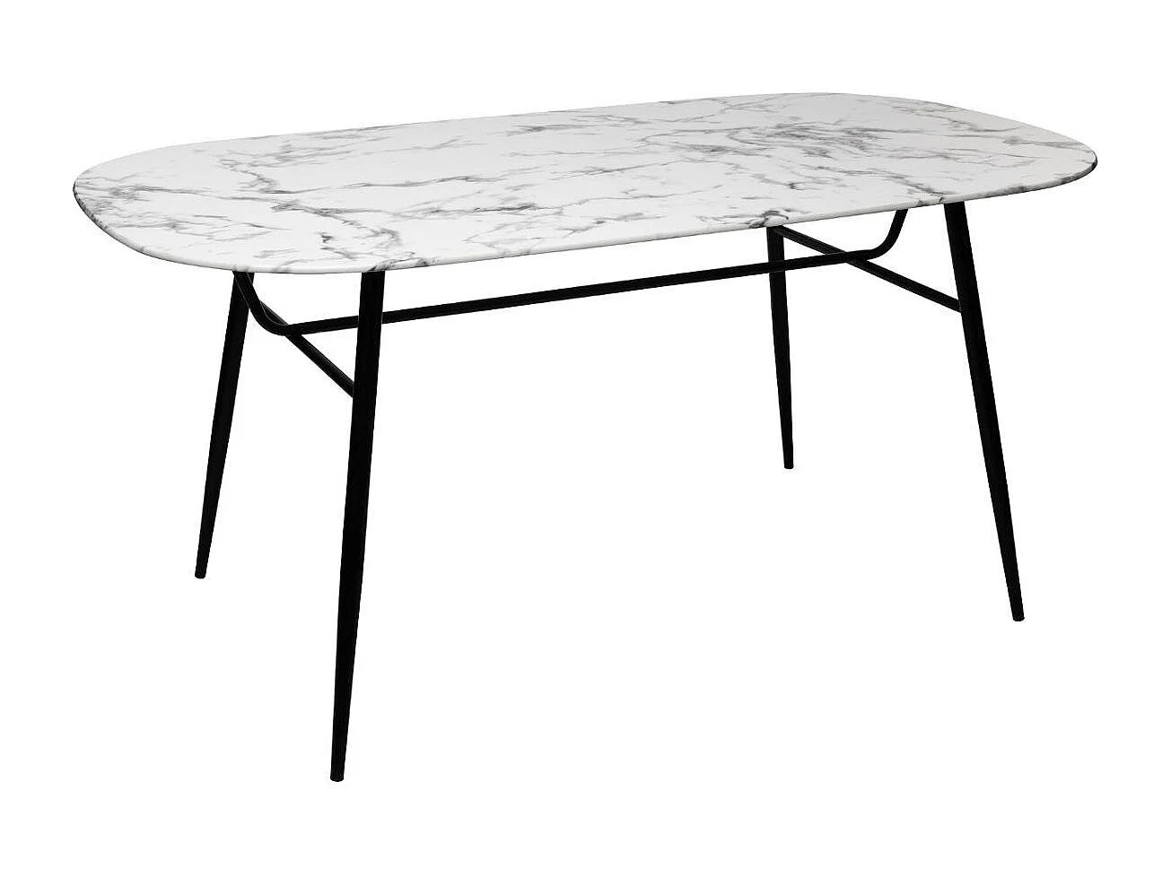 Table à Manger Design "Roxas" 160cm Blanc