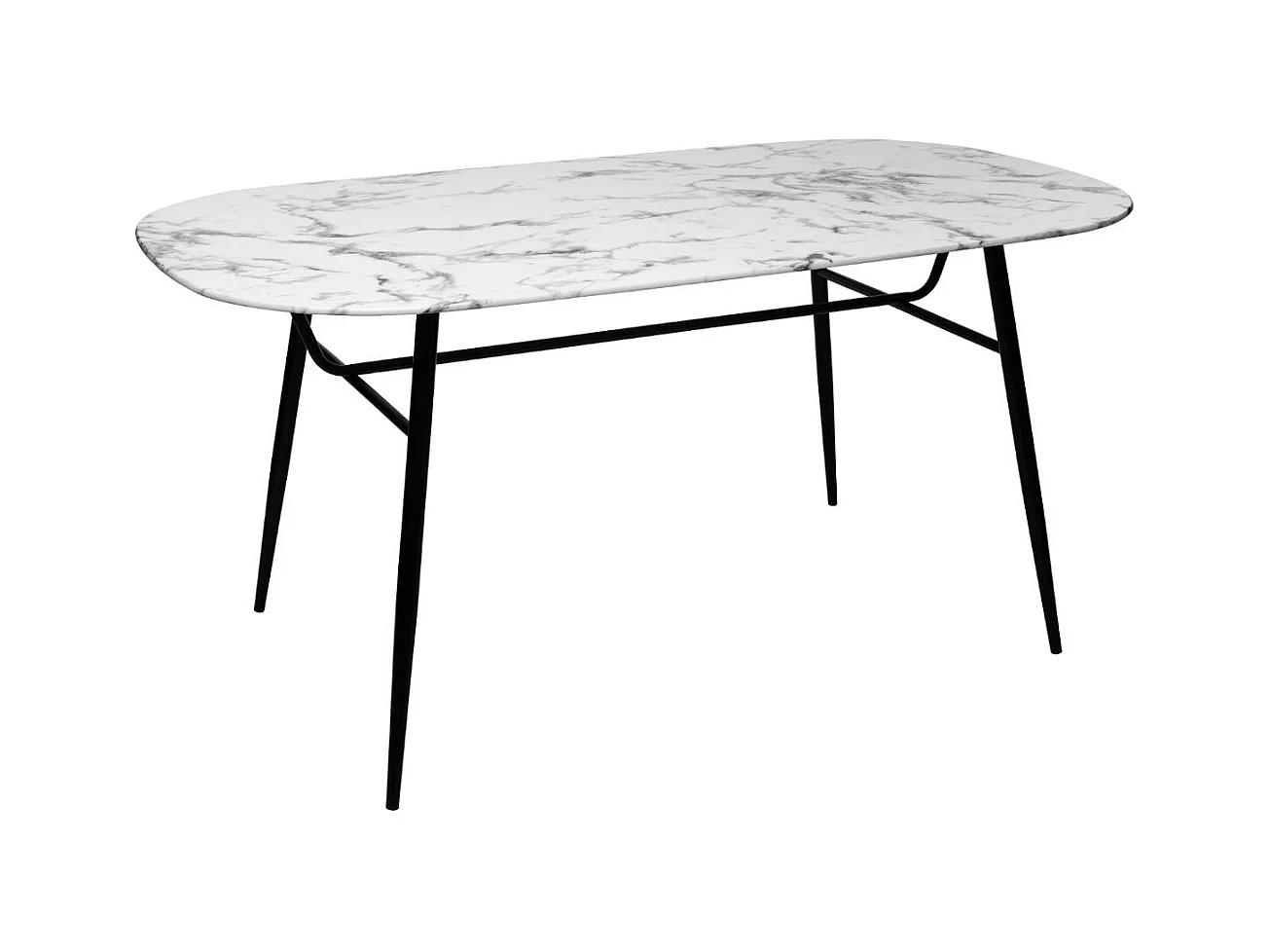 Table à Manger Design "Roxas" 160cm Blanc