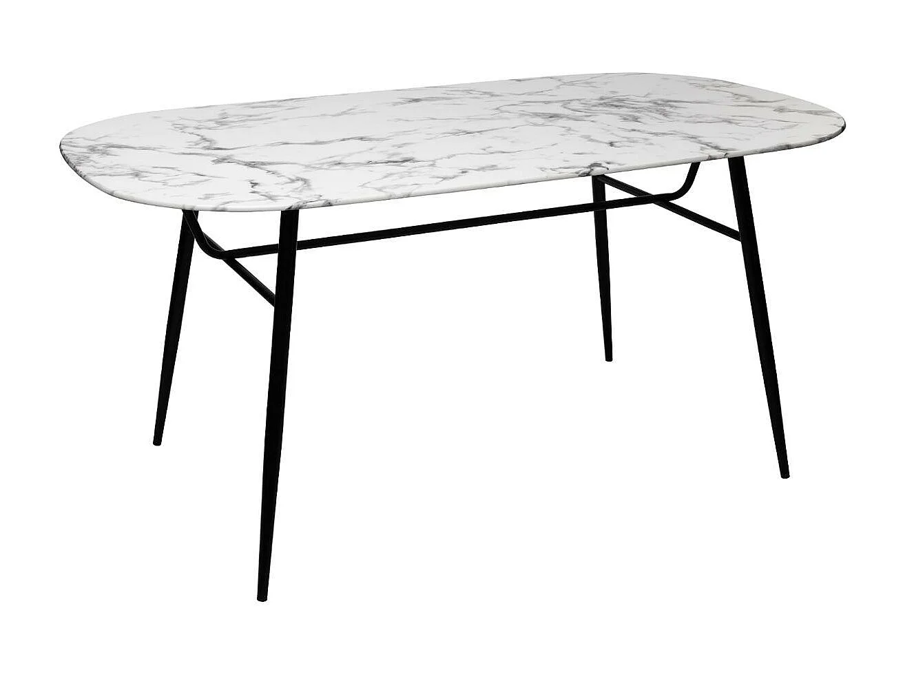 Table à Manger Design "Roxas" 160cm Blanc