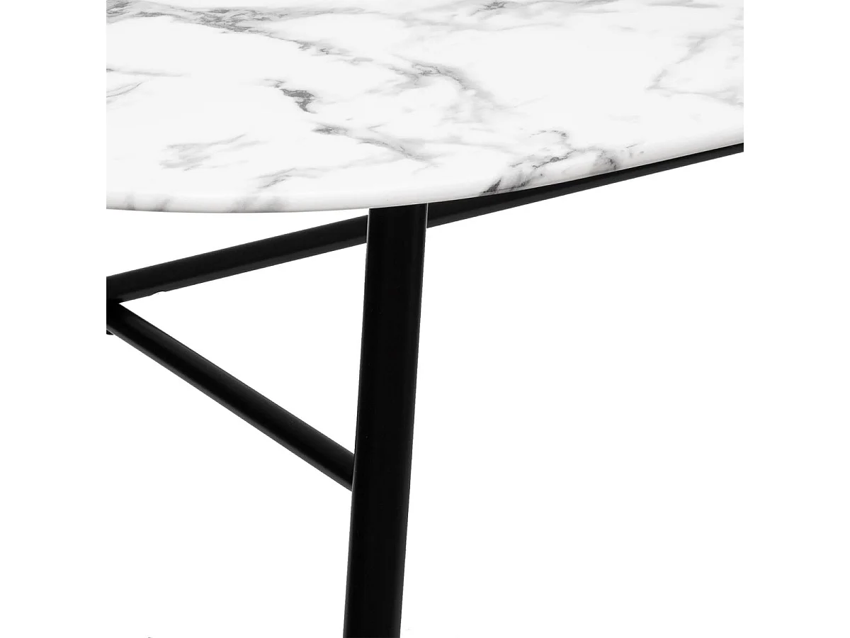 Table à Manger Design "Roxas" 160cm Blanc