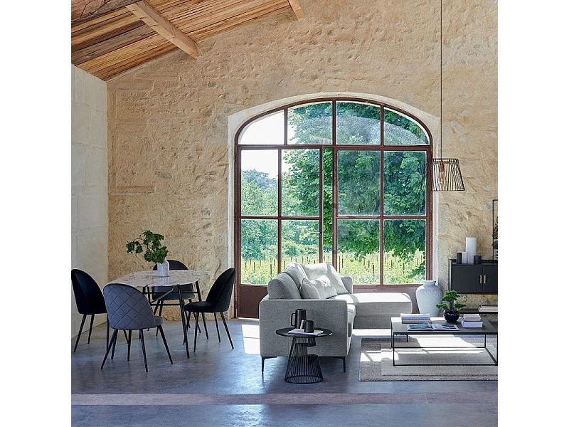 Table à Manger Design "Roxas" 160cm Blanc