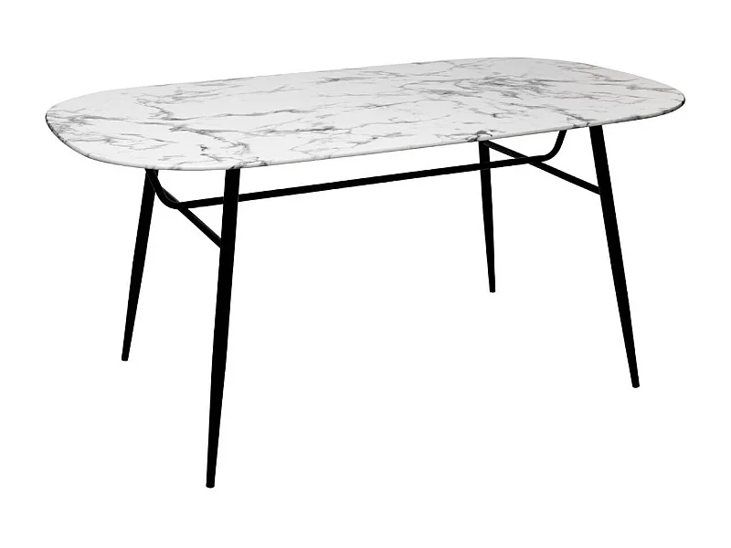 Table à Manger Design "Roxas" 160cm Blanc