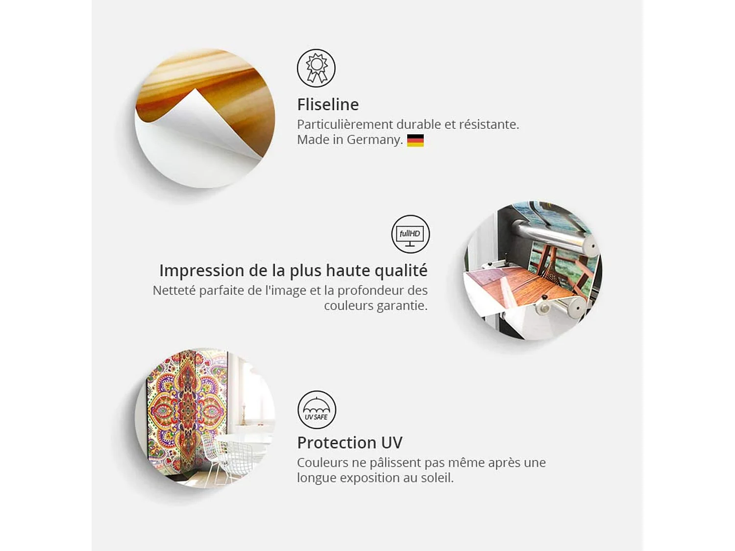 Paravent 5 Volets aux Couleurs Variées pour Déco Moderne