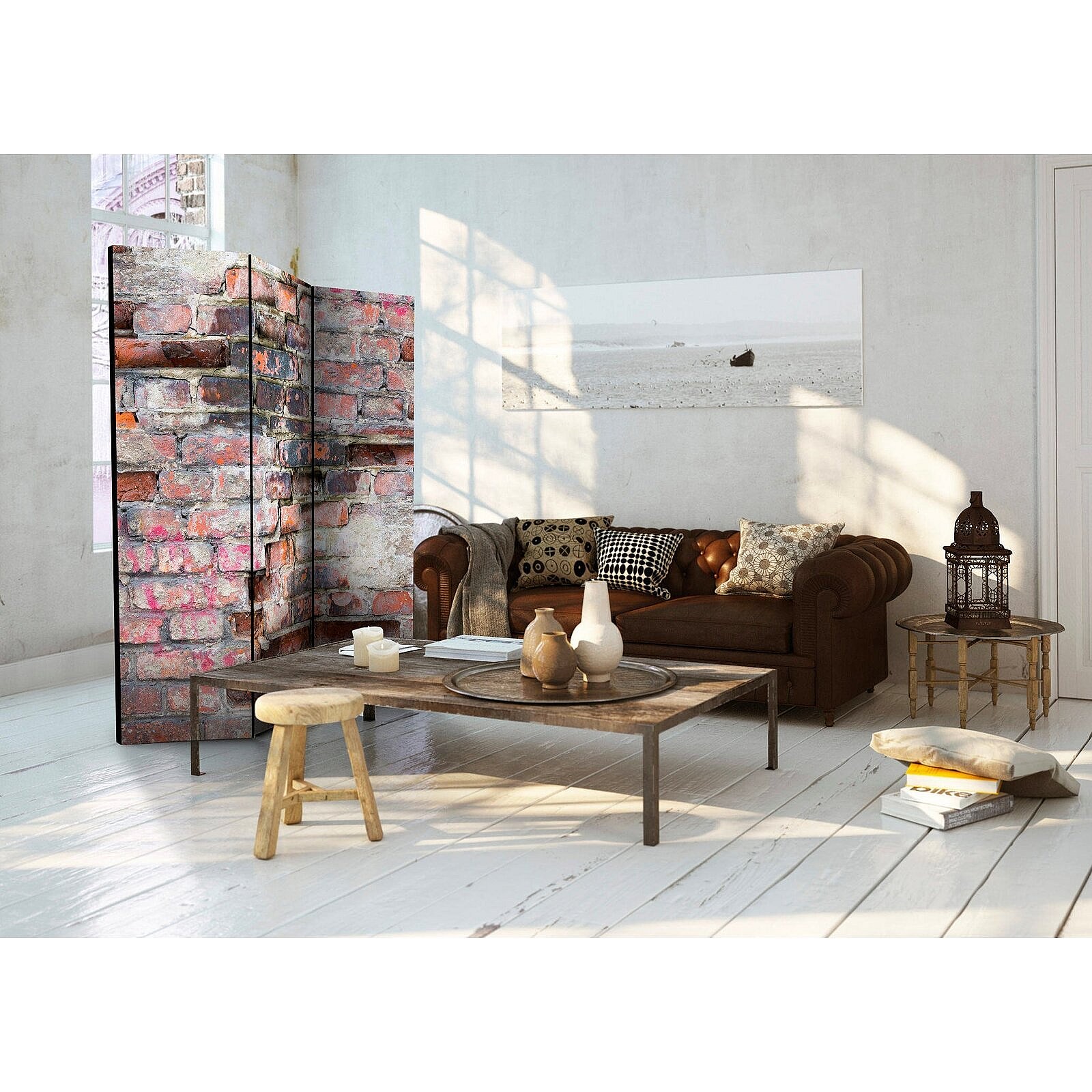 VENTE-UNIQUE Paravent Miroir - COVENTRY - Rue Du Commerce