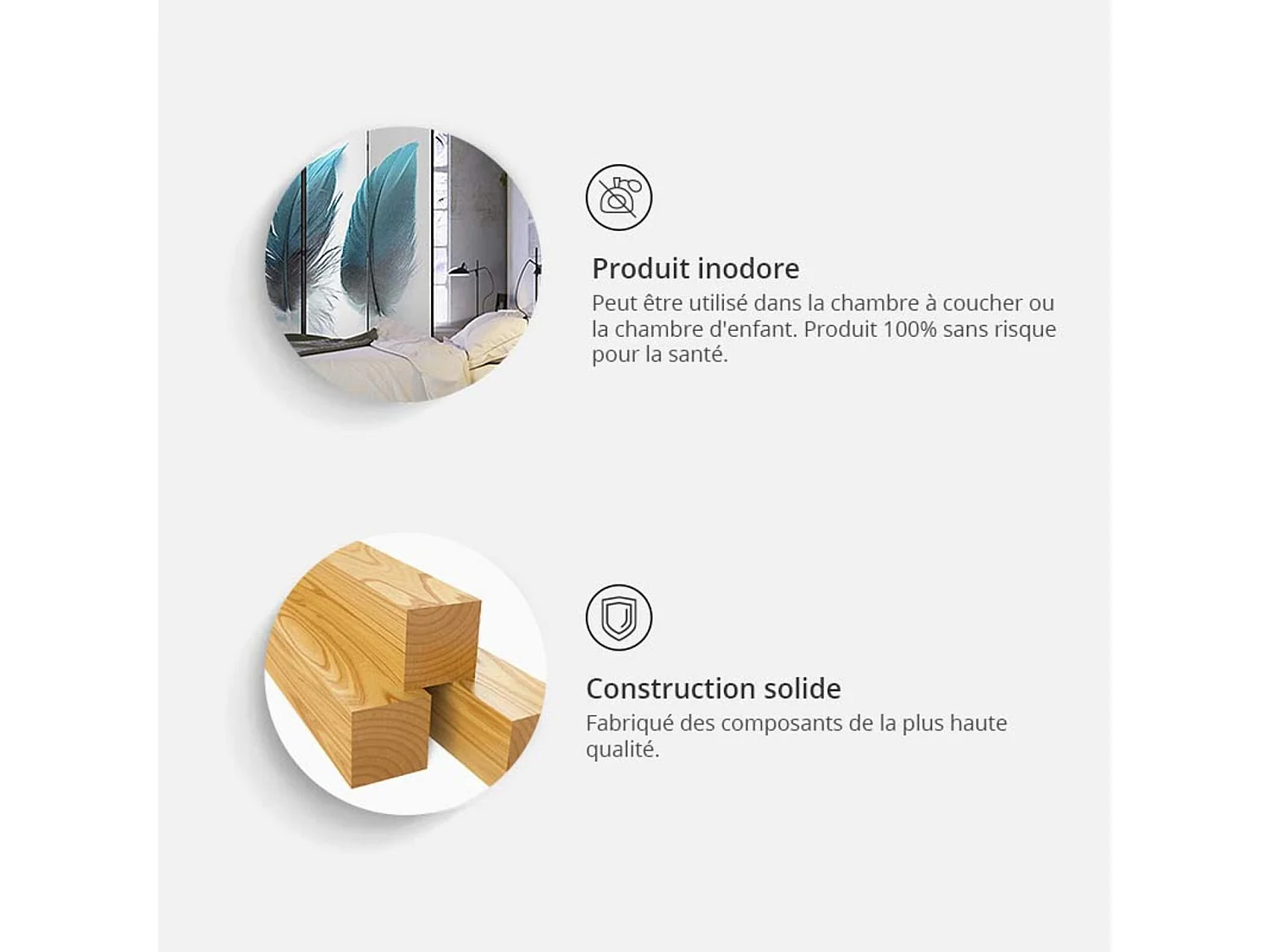 Paravent 5 Volets Design Bois Rustique avec Clous Decor