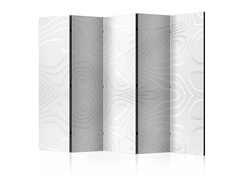 Paravent Design Vagues Blanches II pour Intérieur Moderne