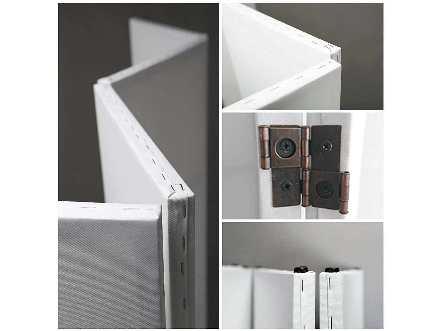 Paravent Décoratif Plage et Dunes pour Intérieur Zen - 145 x 180 cm - 2 faces R° V° + rotation 360°