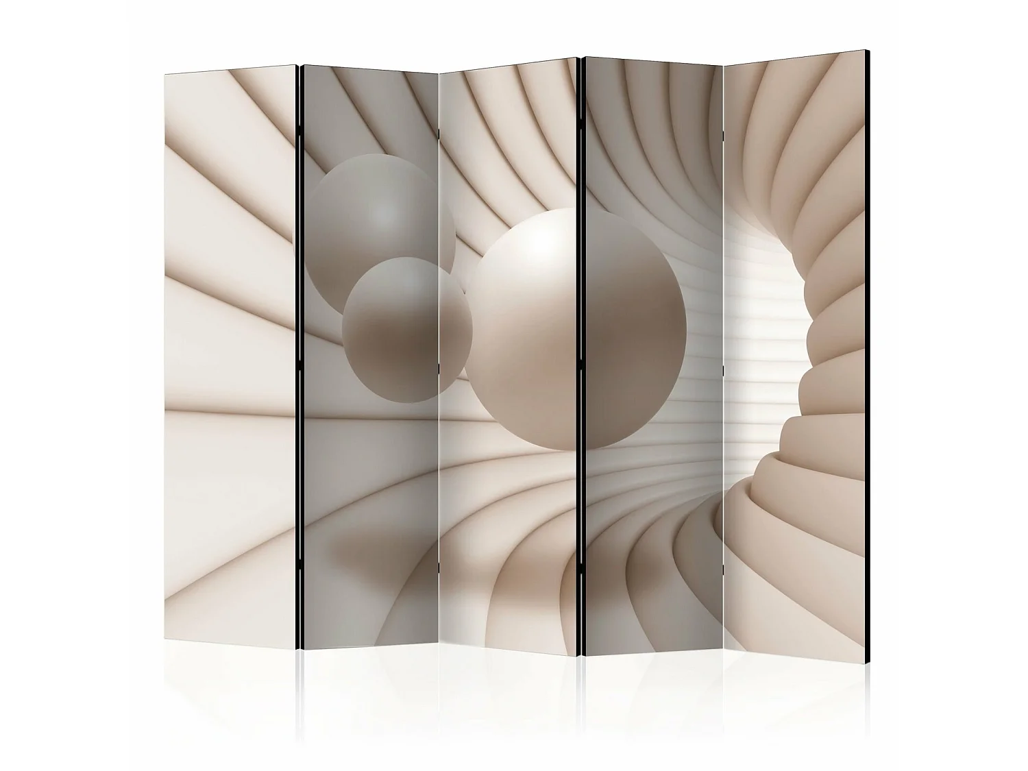 Paravent Design Moderne Boules dans Tunnel pour Intérieur