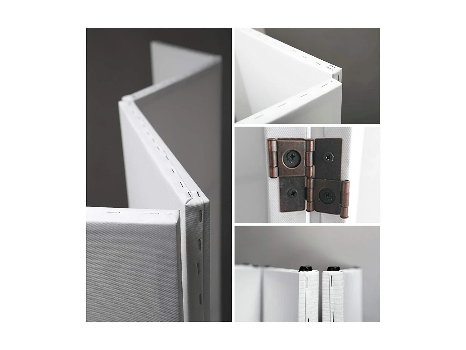 Paravent Herbe de la Mer Ambiance Bord de Plage 4 Volets - 145 x 150 cm - 2 faces R° V°